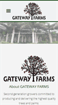 Mobile Screenshot of gatewayfarms.net