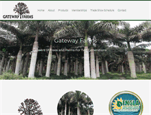 Tablet Screenshot of gatewayfarms.net